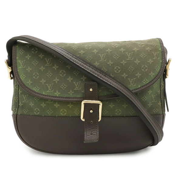 Louis Vuitton Handbags - LOUIS VUITTON Monogram Belanger Shoulder Bag Canvas Leather Khaki Green